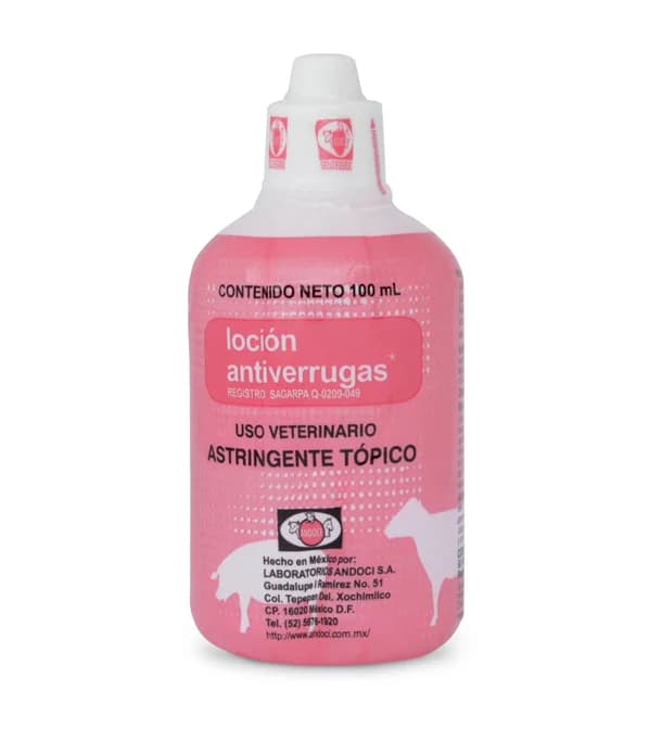 LOCIÓN ANTIBERRUGAS